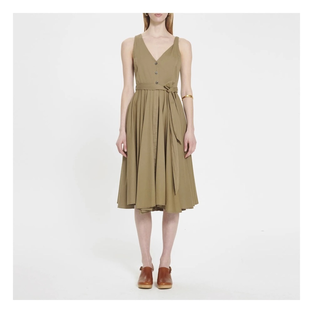 Xirena Bell Cotton Poplin Dress
